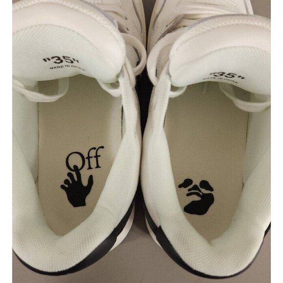 Off-White Out Of Office Sneakers 35 5 Women's Black White Virgil Abloh - Picture 9 of 13